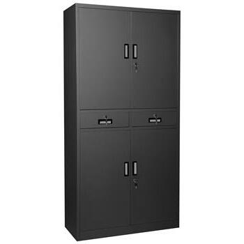 Cabinet Steel 4 Door 2 Drawer Lockable Garage Select