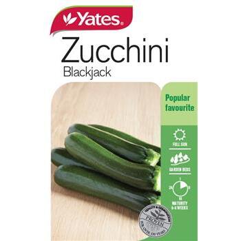Zucchini Blackjack Seeds Pkt Yates