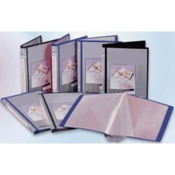 Sp- Display Book Bantex A4 Insert Fixed Navy 40P