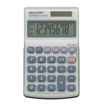 Calculator Sharp El240 8 Digit Dual Pwr