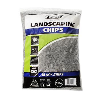 Pebbles Landscaping Chips Black 10kg