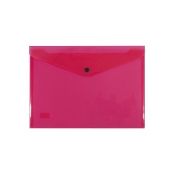Document Folder Bantex A4 Button Red