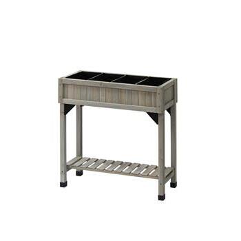 Planter Herb 4 Pockets Grey Wash