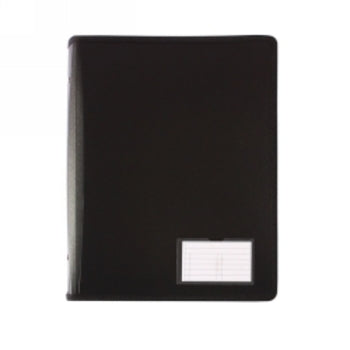 Binder Bantex A4 2 D-Ring 25Mm Zippered Black