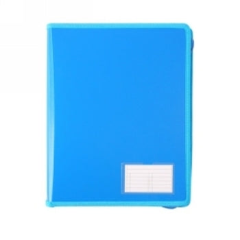 Binder Bantex A4 2 D-Ring 25Mm Zippered Blueberry