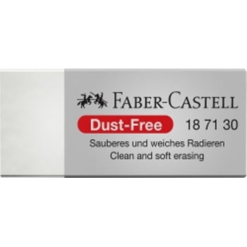 Sp- Eraser Faber-Castell Medium Dust Free With Sleeve White