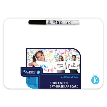 Whiteboard Quartet A4 2 Sided Lap Board White