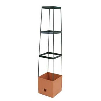 Tomato Tower 3 Tier with Pot Terracotta