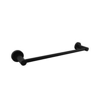 Single Towel Rail Bolera 793 R&S Back Plates Black 14008MB