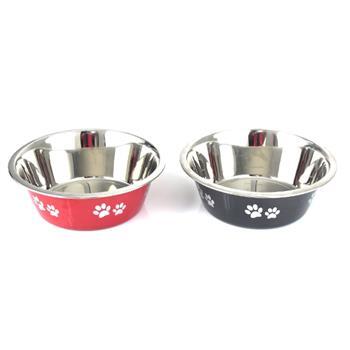 Pet Bowl 2 Assorted Colours Stainless Steel 25cm