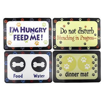 Pet Feeding Mat 4 Assorted Designs 40x59cm