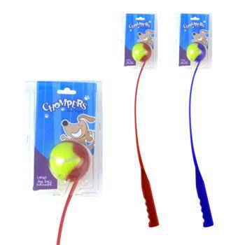 Dog Toy Tennis Ball Thrower 2 Assorted Colours