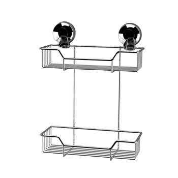Ultraloc 2 Tier Rectangular Caddy Chrome