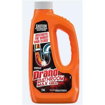 Cleaner Drain Bathroom Max Gel 770ml Drano