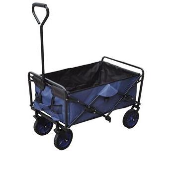 Cart Folding Blue 90L Greenleaf