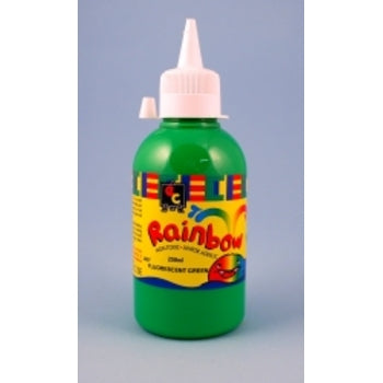 Paint Ec 250Ml Fluoro Rainbow Junior Acrylic Green