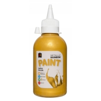 Paint Ec 250Ml Rainbow Junior Acrylic Gold