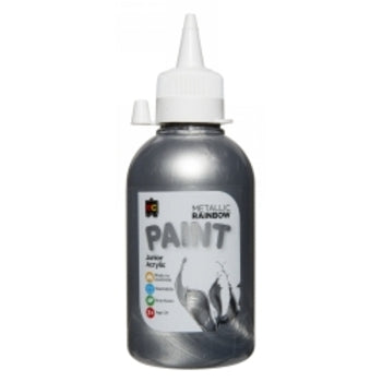 Paint Ec 250Ml Rainbow Junior Acrylic Silver