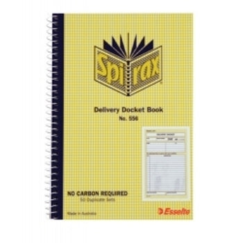Delivery Book Spirax 556 S/O 50 Sets C/Less Pk10