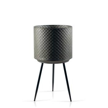 Planter On Legs Vogue 26 Aged Bronze Finish