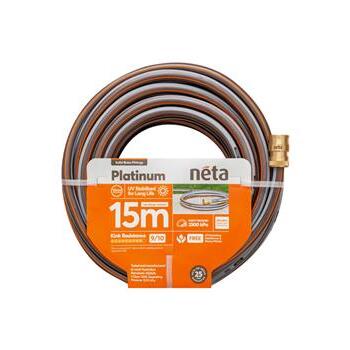 Hose Garden Platinum 12mm x 15m Brass Fit Neta