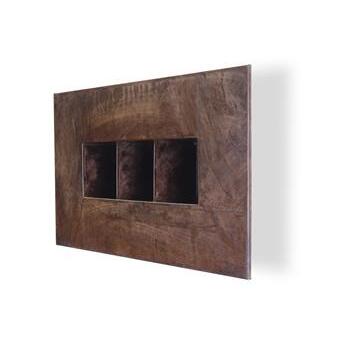 Wall Planter Horizontal Rust 45x27x9cm
