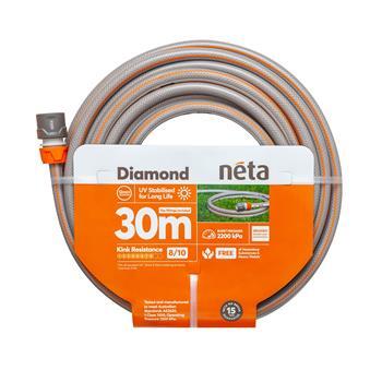 Hose Garden Diamond 12mm x 30m Fitted