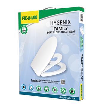 Toilet Seat Hygenix Family Soft Close Fix-A-Loo