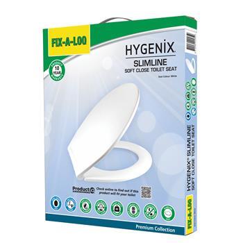 Toilet Seat Hygenix Slimline Soft Close Fix-A-Loo