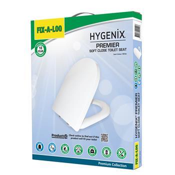 Toilet Seat Hygenix Premier Soft Close Fix-A-Loo