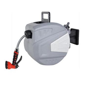 Hose Reel Retractable 20M Green/Black Greenleaf