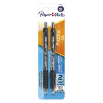 Pen Papermate Profile Gel Pen Point 0.7Mm Black Cd2