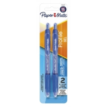 Pen Papermate Profile Gel Pen Point 0.7Mm Cd2 Blue