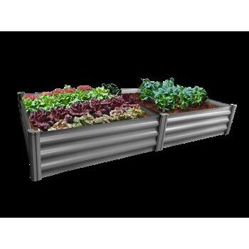 Garden Bed Raised Rectangular 200x100x31cm Woodland Grey