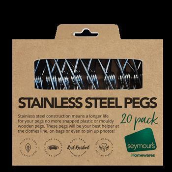 Pegs Stainless Steel 20pk Seymours