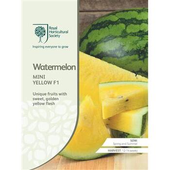 Seeds Watermelon Mini Yellow F1 RHS