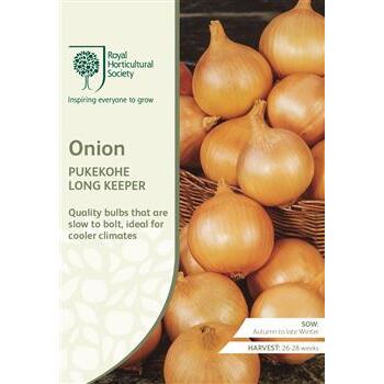 Seeds Onion Pukekohe Longkeeper RHS