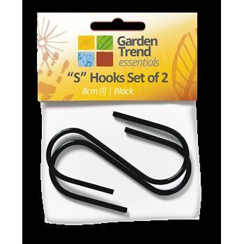 Hook S Black 8cm Set 2