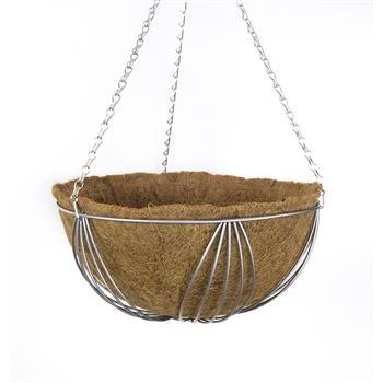 Basket Hanging Petal 35cm With Water Saver Liner