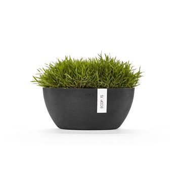 Pot Ecopot Sofia Self Watering Dark Grey 30cm