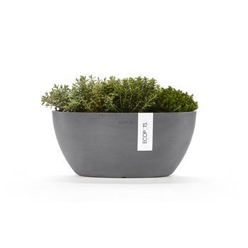 Pot Ecopot Sofia Self Watering Grey 30cm