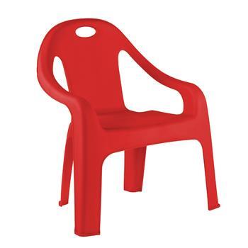 Chair Kids Plastic Red