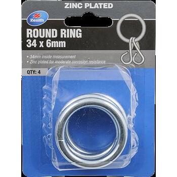 Ring Round ZP 34x6mm Cd4