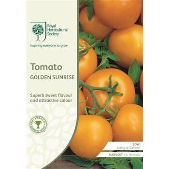 Seeds Tomato Golden Sunrise RHS