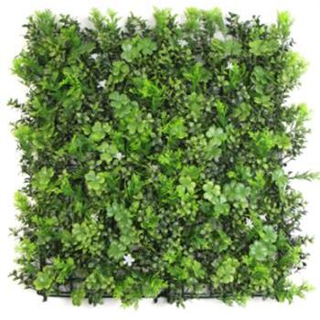 Screening Tile Artificial White Flowers 500x500mm