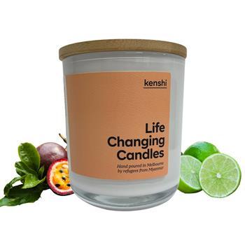 Candle Passionfruit & Lime 400g Kenshi