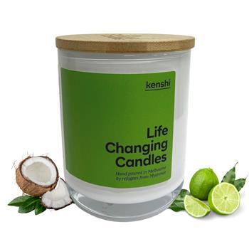 Candle Coconut & Lime 400g Kenshi