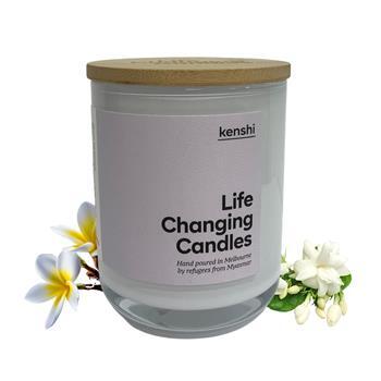 Candle Frangipani & Jasmine 400g Kenshi