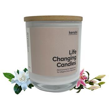 Candle Gardenia & Lily 400g Kenshi