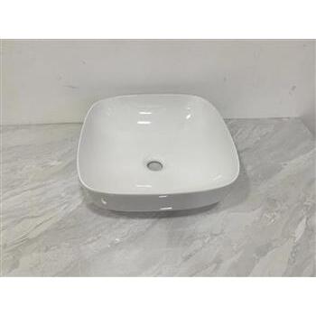 Basin Square Inset Lucy Cartia W/ Waste Plug CAB-LIN-44SQ